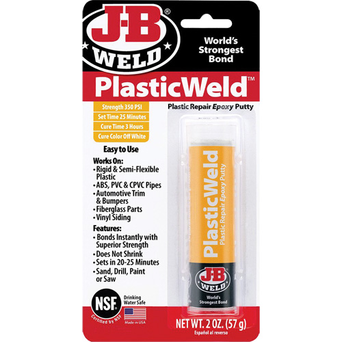 PlasticWeld Epoxy, 2 oz., Stick, Off-White Smart Ofis