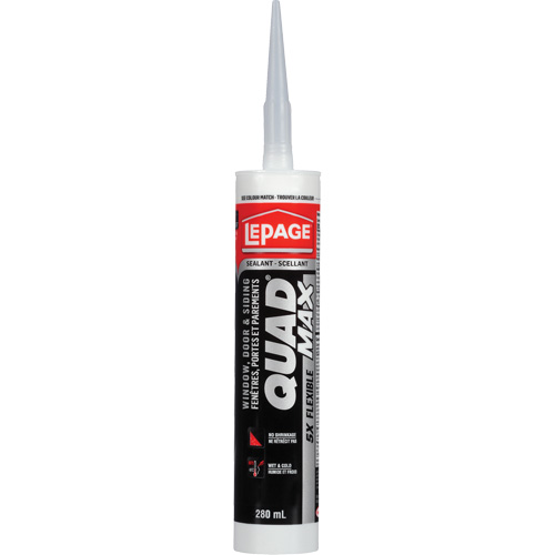 Quad&reg; Max Siding & Window Sealant, 280 ml, Tube, Brown Smart Ofis
