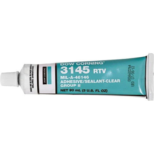 Scellant adh&eacute;sif &agrave; la silicone Dowsil RTV 3145 MIL-A-46146, Tube, Transparent Smart Ofis