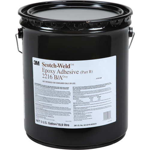 Scotch-Weld Adhesive, 5 gal., Pail, Two-Part, Grey Smart Ofis