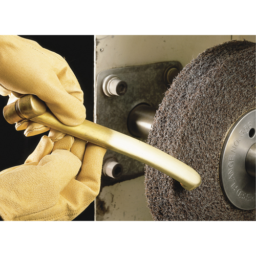 Meules de finition Scotch-Brite, 8" x 1", Arbre de 3" Smart Ofis