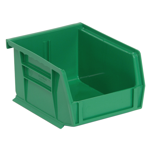 Ultra Stack & Hang Bin, 4-1/8" W x 3" H x 5-3/8" D, Green Smart Ofis