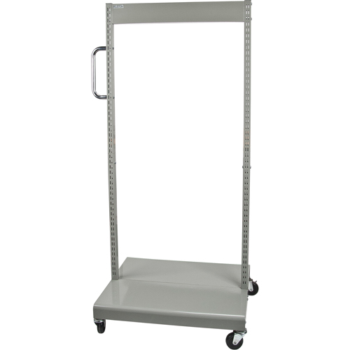 Servante mobile de bacs &agrave; plateaux inclinables - chariot seulement, &agrave; deux c&ocirc;t&eacute;s, 26-1/4" la x 22" p x 57-1/2" h Smart Ofis