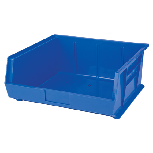 Stack & Hang Bin, 16-1/2" W x 7" H x 14-3/4" D, Blue Smart Ofis