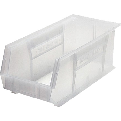 Ultra Stack & Hang Bin, 8-1/4" W x 7" H x 18" D, Clear Smart Ofis