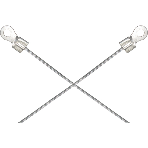 Light-Duty Bonding & Grounding Wire Assemblies - Two 1/4" Terminal Connectors Smart Ofis