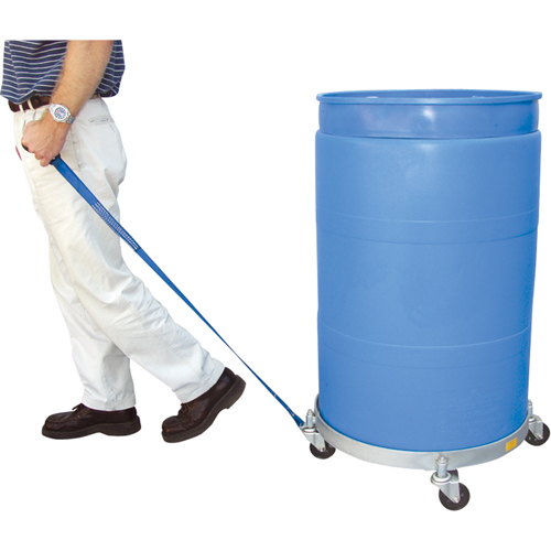 Chariots &agrave; &eacute;tages multiples pour baril, Acier, Capacit&eacute;e 900 lb, Diam&egrave;tre 23-1/2", Roue en Caoutchouc Smart Ofis