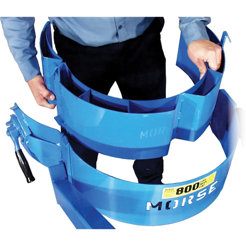 Ensemble de l&egrave;ve-baril manuel inclinable, Baril de 55 gal. US (45 gal. imp.), Capacit&eacute; 800 lb/363 kg Smart Ofis