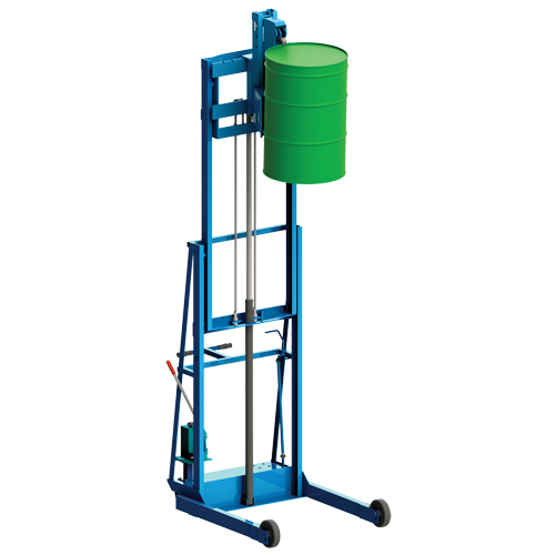 Vertical-Lift MORSPEED Drum Stacker, For 30 - 85 US Gal. (25 - 70 Imperial Gal.) Smart Ofis