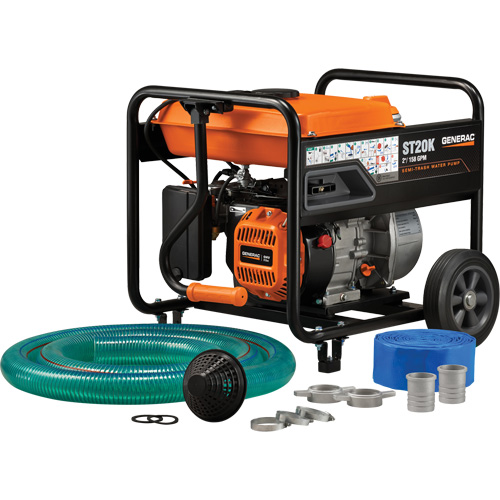 Trousse de pompe &agrave; eau &agrave; semi-r&eacute;sidus, 158 gal./min, 208 cc, 4 cycles OHV Smart Ofis