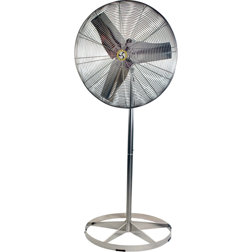 Stainless Steel Food Service Washdown Air Circulating Fans, Industrial, 1 Speed, 24" Diameter Smart Ofis