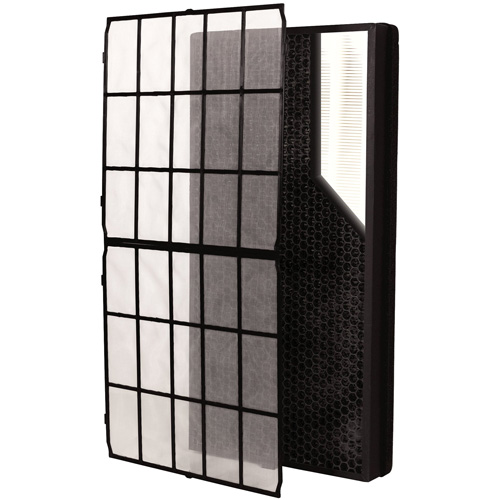 Filtre HEPA/carbone pour purificateur d'air AeraMax SV avec pr&eacute;-filtre, Boîte, MERV 13, 11,56" la x 2,38" p x 23,25" h Smart Ofis