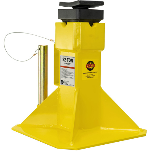 Crics avec sellette du dessus r&eacute;glable &agrave; vis, Tige verrouillable, 15-1/2" - 20-1/2" h Smart Ofis