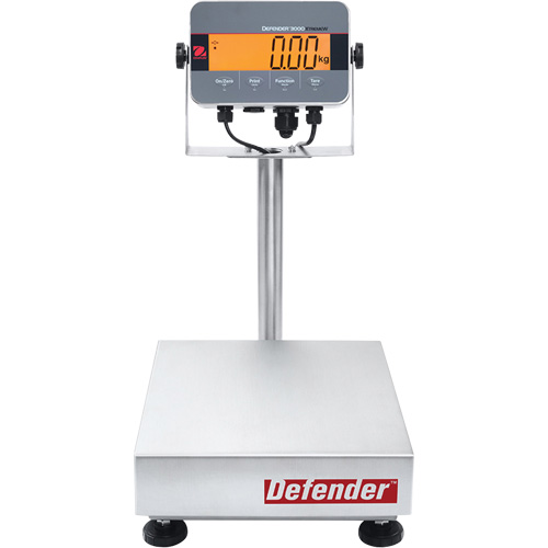 Defender 3000 Washdown Bench Scale, 14" L x 12" W, 30 lbs. Capacity Smart Ofis