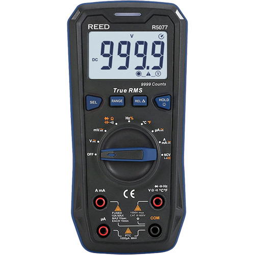 True RMS 1000V Digital Multimeter, AC/DC Voltage, AC/DC Current Smart Ofis