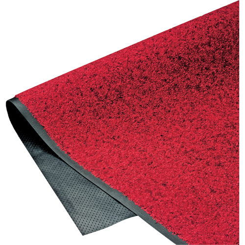 Tapis ColorStar, Essuie-pieds, 4' x 6' x 3/8", Rouge/noir Smart Ofis