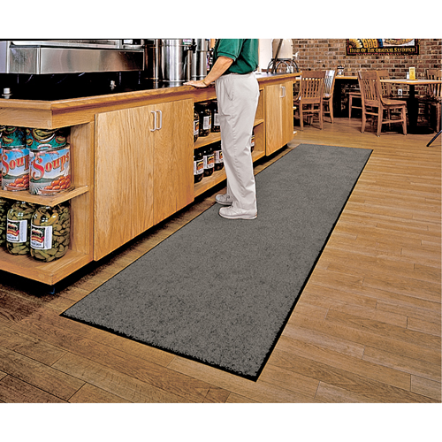 Tapis ColorStar, Essuie-pieds, 3' x 5' x 3/8", Gris Smart Ofis