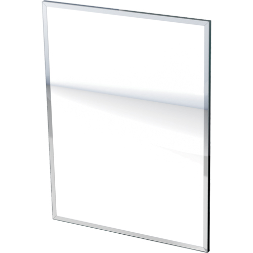 Stock Series Mirror, Flat Frame, 18" L x 30" W Smart Ofis