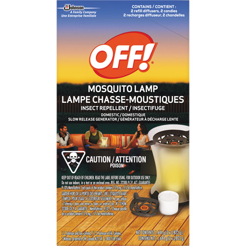 OFF! PowerPad&reg; Mosquito Repellent Lamp Refills, DEET Free, Refill, 1.644 g Smart Ofis