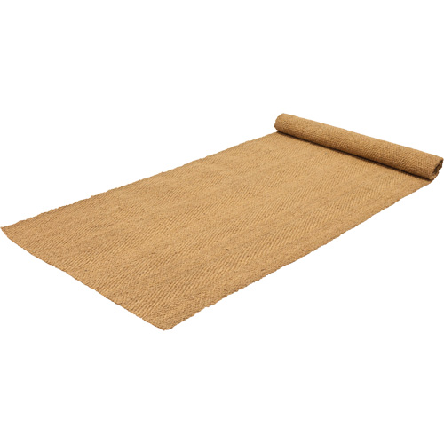 Indoor/Outdoor Coir Matting, Natural Fibre, Wiper/Scraper Type, Woven Pattern, 3-3/4' x 150', Natural Smart Ofis