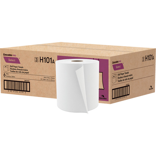 PRO Select Roll Paper Towel, 1 Ply, Standard, 1000' L Smart Ofis