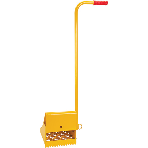 Ice Chock with Ergonomic Handle, Steel, Yellow, 8-1/16" W x 10-5/8" D x 8-13/16" H Smart Ofis