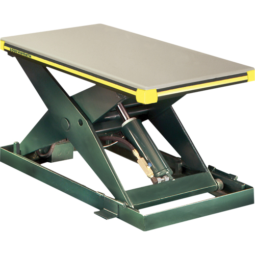 Hydraulic Backsaver Scissor Lift Table, Steel, 24" W x 48" L, 2000 lbs. Capacity Smart Ofis