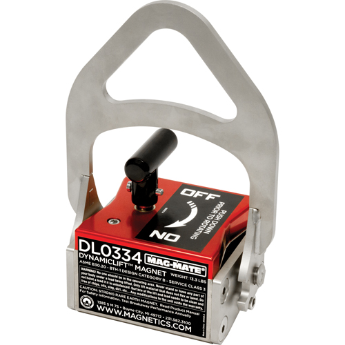 Dynamic Lift Magnets, 334 Holding Cap., 6-1/2" L x 4" W x 9-1/4" H Smart Ofis