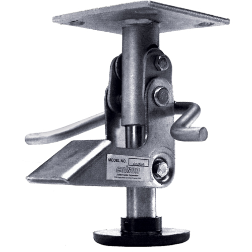 Floor Lock Brakes - Heavy-Duty, 6-7/32" Extended Height, 5-11/64" Retracted Height Smart Ofis