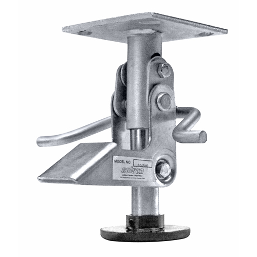 Heavy-Duty Floor Lock Brake, 7-3/4" Extended Height, 6-21/32" Retracted Height Smart Ofis