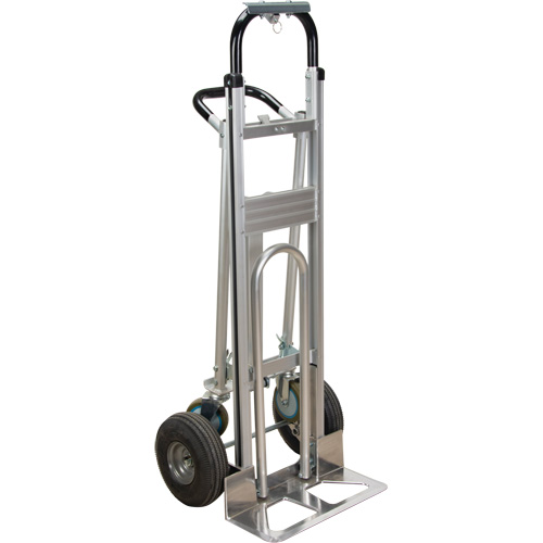 3-in-1 Convertible Hand Truck, Aluminum, 600 lbs. Capacity Smart Ofis