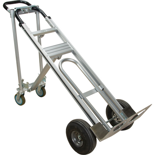 3-in-1 Convertible Hand Truck, Aluminum, 600 lbs. Capacity Smart Ofis