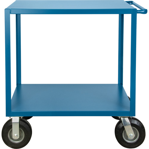 Outdoor Shelf Cart, 2 Tiers, 24" W x 39" H x 51" D, 1200 lbs. Capacity Smart Ofis