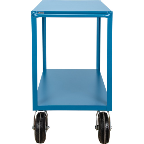 Outdoor Shelf Cart, 2 Tiers, 24" W x 39" H x 51" D, 1200 lbs. Capacity Smart Ofis