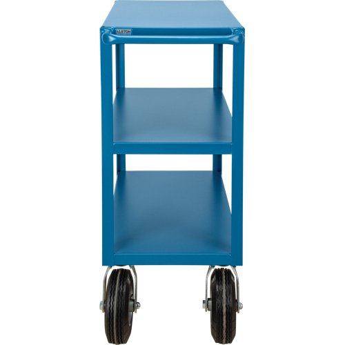 Outdoor Shelf Cart, 3 Tiers, 18" W x 39" H x 33" D, 1200 lbs. Capacity Smart Ofis