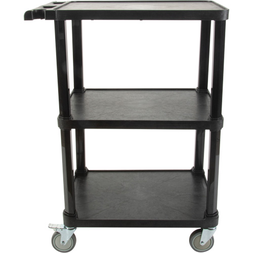 Chariot utilitaire avec tablette plate, 3 tiers, 18-1/8" x 37-3/8" x 27-3/4", Capacit&eacute; 330 lb Smart Ofis