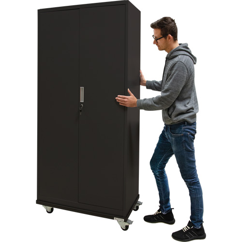 Socle roulant pour armoire, 18" la x 36" p x 1,375" h, Capacit&eacute; de 1000 lb Smart Ofis