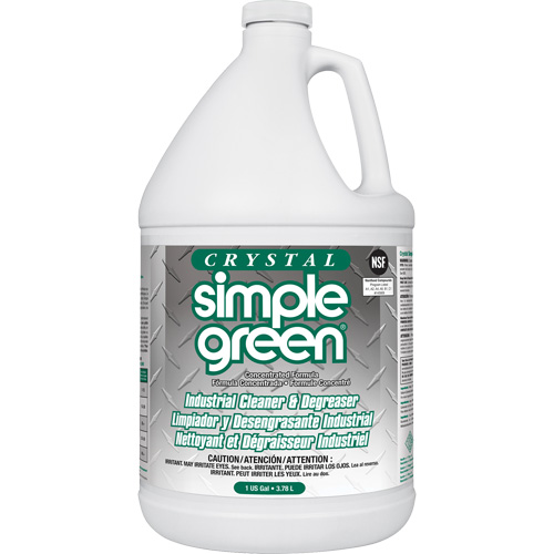 Crystal Simple Green&reg; Industrial Cleaner & Degreaser, 1 gal., Jug Smart Ofis