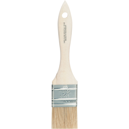 Chip Paint Brush, White China, Wood Handle, 1-1/2" Width Smart Ofis