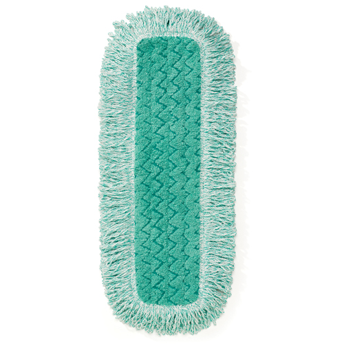 Hygen Dust Pads with Fringe, Hook and Loop Style, Microfibre, 18" L x 6" W Smart Ofis