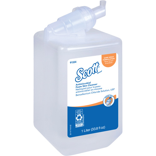 Scott&reg; Control Antimicrobial Skin Cleanser, Foam, 1 L, Unscented Smart Ofis