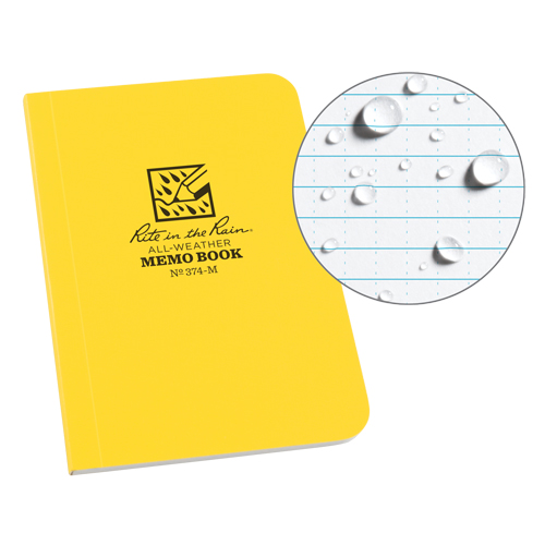 Memo Book, Soft Cover, Yellow, 112 Pages, 3-1/2" W x 5" L Smart Ofis