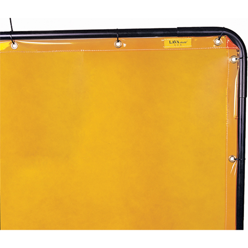 Rideau Lavashield, 68,5" x 68,5", Transparence &eacute;lev&eacute;, Jaune Smart Ofis