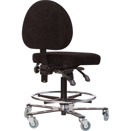 Si&egrave;ges ergonomiques pour le soudage TF180, Su&egrave;de, Noir, Capacit&eacute; 300 lb Smart Ofis
