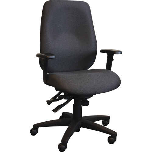 Cierra Ergonomic Chairs, Fabric, Black, 275 lbs. Capacity Smart Ofis
