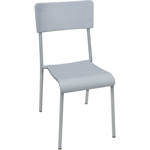 Ventura Stacking Chair, Polypropylene, 36" High, 300 lbs. Capacity, Grey Smart Ofis