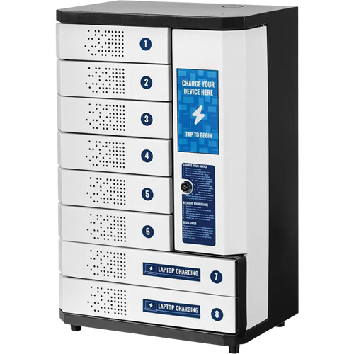 KwikBoost&reg; 8-Bay Self-Service Charging Locker Smart Ofis