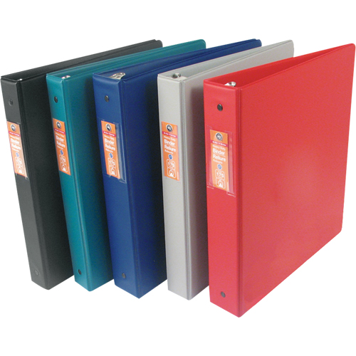 Vinyl Binders, 11" x 8-1/2" x 2", Green Smart Ofis