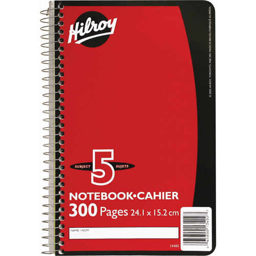 5 Subject Spiral Notebook Smart Ofis