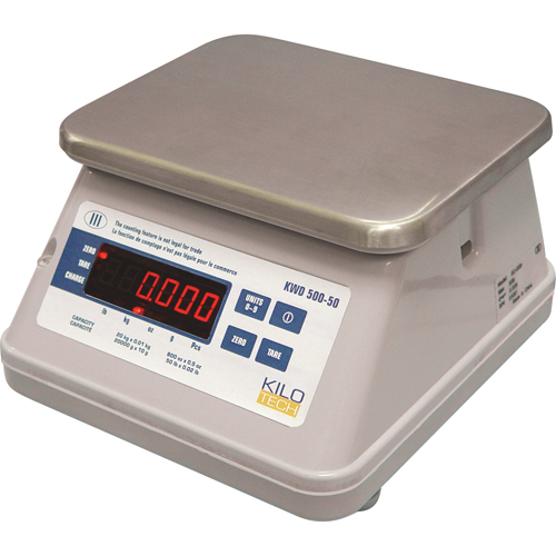 Digital Bench Top Scale With Dual Display, 5.5 lbs. / 2.5 kg Cap., 0.002 lbs. / 0.001 kg Graduations Smart Ofis